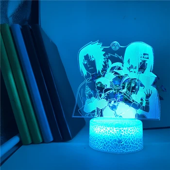 

clock base table lamp Naruto The Japanese anime best present for children dropship direct supply atmosphere unique decoration