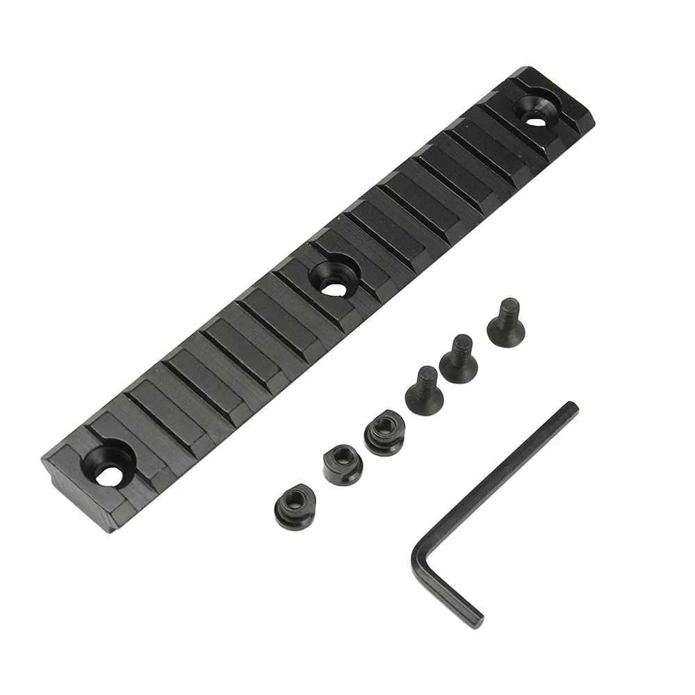 Tactical 4/5/7/9/13 Slots 21mm Keymod Picatinny Rail Keymod Handguard AR15 Rifle Scope Mount Base Rail Hunting Gun Accessories-4