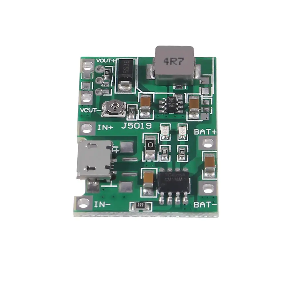 2A USB 18650 модуль зарядного устройства для литий-ионных аккумуляторов Boost от 3 7 в до 5