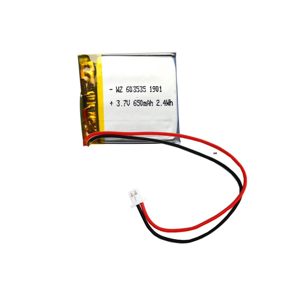 OCTelect 603535 (650MAH) 3 7 V литий-полимерный аккумулятор ночной Светильник молокоотсос