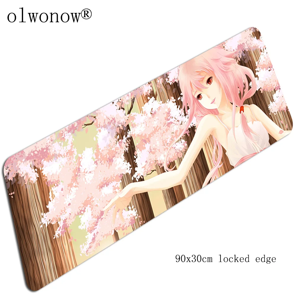 Guilty Crown коврик для мыши 900x300x3 мм большой коврик для мыши лучший игровой коврик для мыши для геймера милый Бестселлер коврик для мыши s Клавиатура - Цвет: Size 900x300x3mm