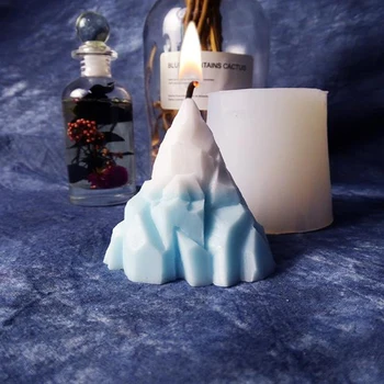

1PCS DIY Scented Candle Mold Iceberg Shape Handmade Aromatherapy Silicone Mold Crafts