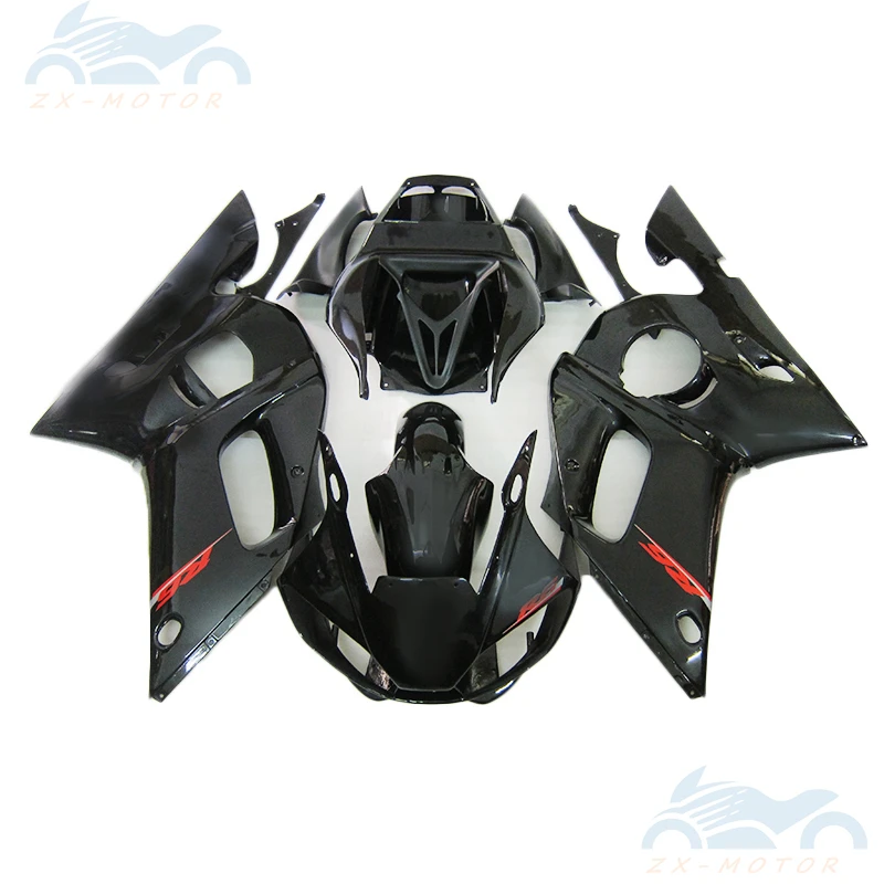 Пластиковый корпус защиты Обтекатели комплекты для YAMAHA YZF R6 1998 1999-2002 черный