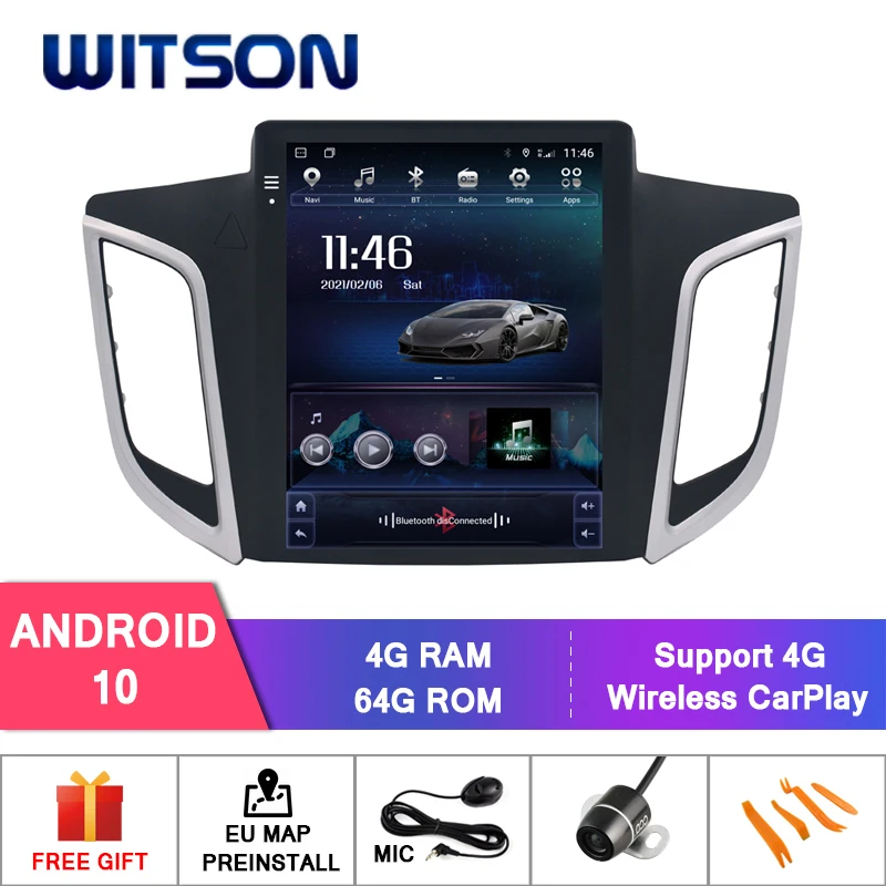 Мультимедийная система WITSON для HYUNDAI IX25/CRETA 2015-2017 4 + 64 ГБ Android | Автомобили и
