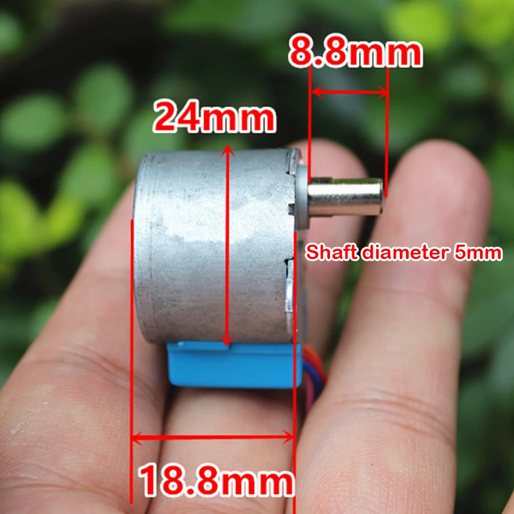 Mini 24mm stepper motor dc 12v 4-fase 5-Wire 24byj motor DIY Intelligent toilet 