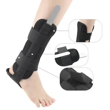 Unisex Fitness Enkel Verstuiking Brace Strap Spalk Voet Hak Cover Orthopedische Aluminium Protector Guard Wrap Fasciitis Plantaris