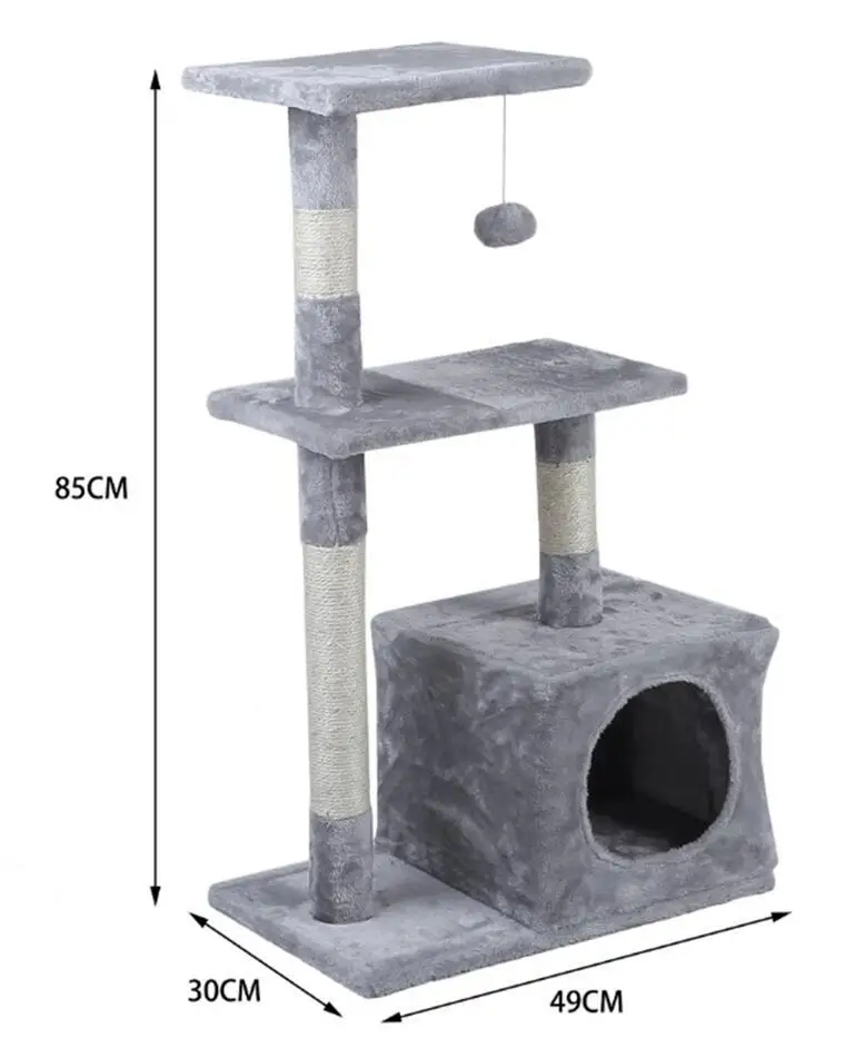 

Pet Cat Toy Cat Climbing Frame Cat Teaser Toy Cat Tree Cat Ladder Nest House Scratching Post Jumping Platform