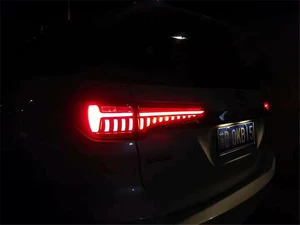 Image 4 - CSGJMY سيارة التصميم لتويوتا فورتشنر الذيل أضواء 2016 2017 2018 2019 الديناميكي إشارة الذيل مصباح LED الضوء الخلفي DRL اكسسوارات