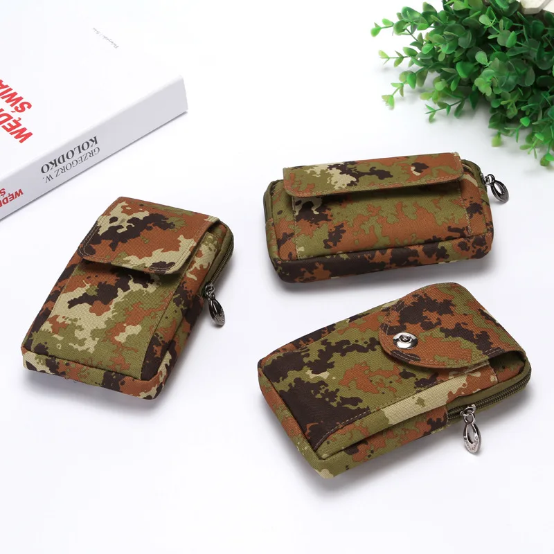 

Vintage Oxford Camouflage men belt bag waist pack Zipper phone money heuptas outdoor Multifunction straight Large Capacity purse
