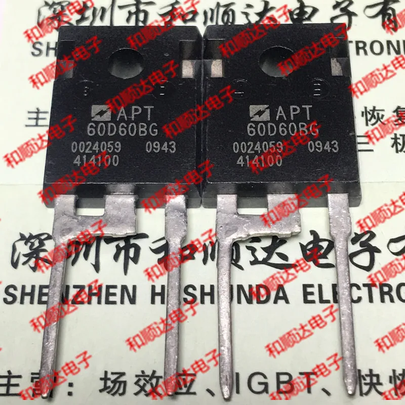 2 шт./APT60D60BG-247 600V 60A TO247