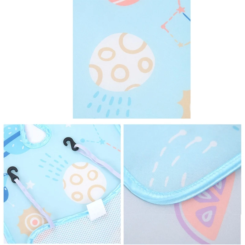 Summer Stroller Cooling Pad 3D Air Mesh Breathable Pushchair Mat Mattress Baby Pram Seat Cover Cushion for Newborn 73x33cm