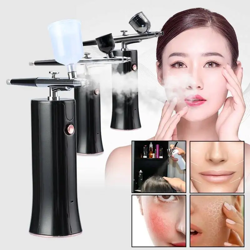 

Wireless Air Compressor Portable Airbrush Spary Guns Make up Art Body Cake Model Car Water Filling Sprayer Tattoo Paint Craft