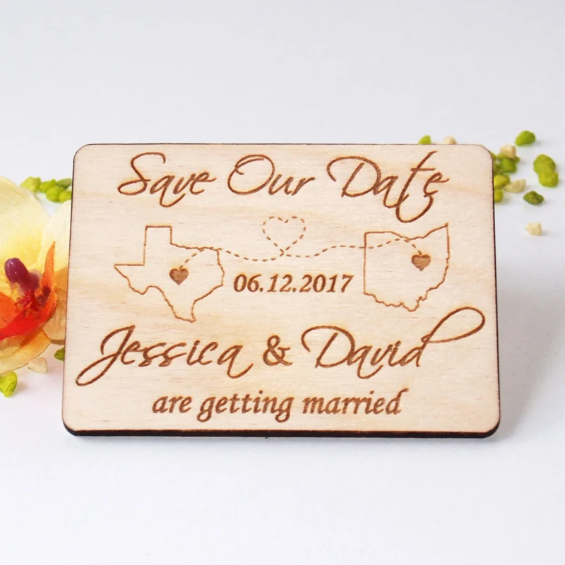  Map Save the date invitations Save the date magnet Wood save the dateWedding to provide guests with - 4.00013E+12