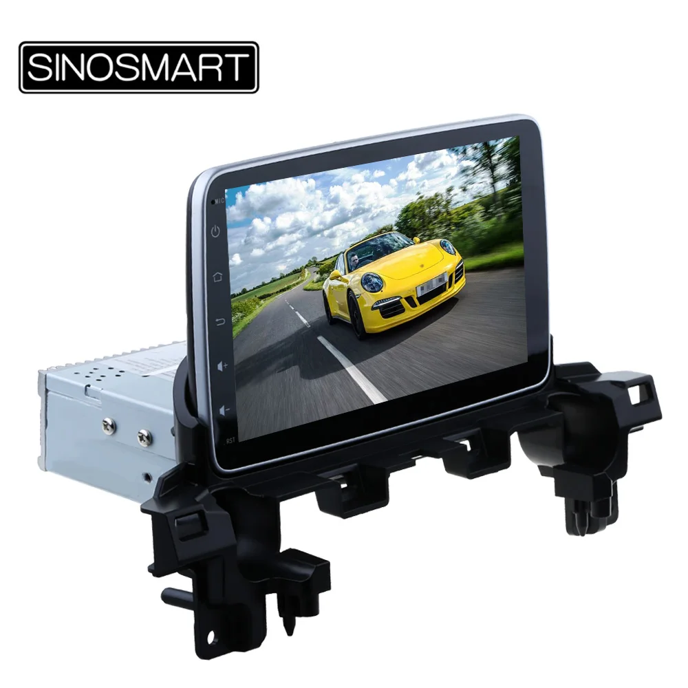 Clearance SINOSMART 4/8 Core CPU, 2G RAM Android 8.1 Car GPS Navigation for Mazda CX-5 2017 2018 No Canbus 9