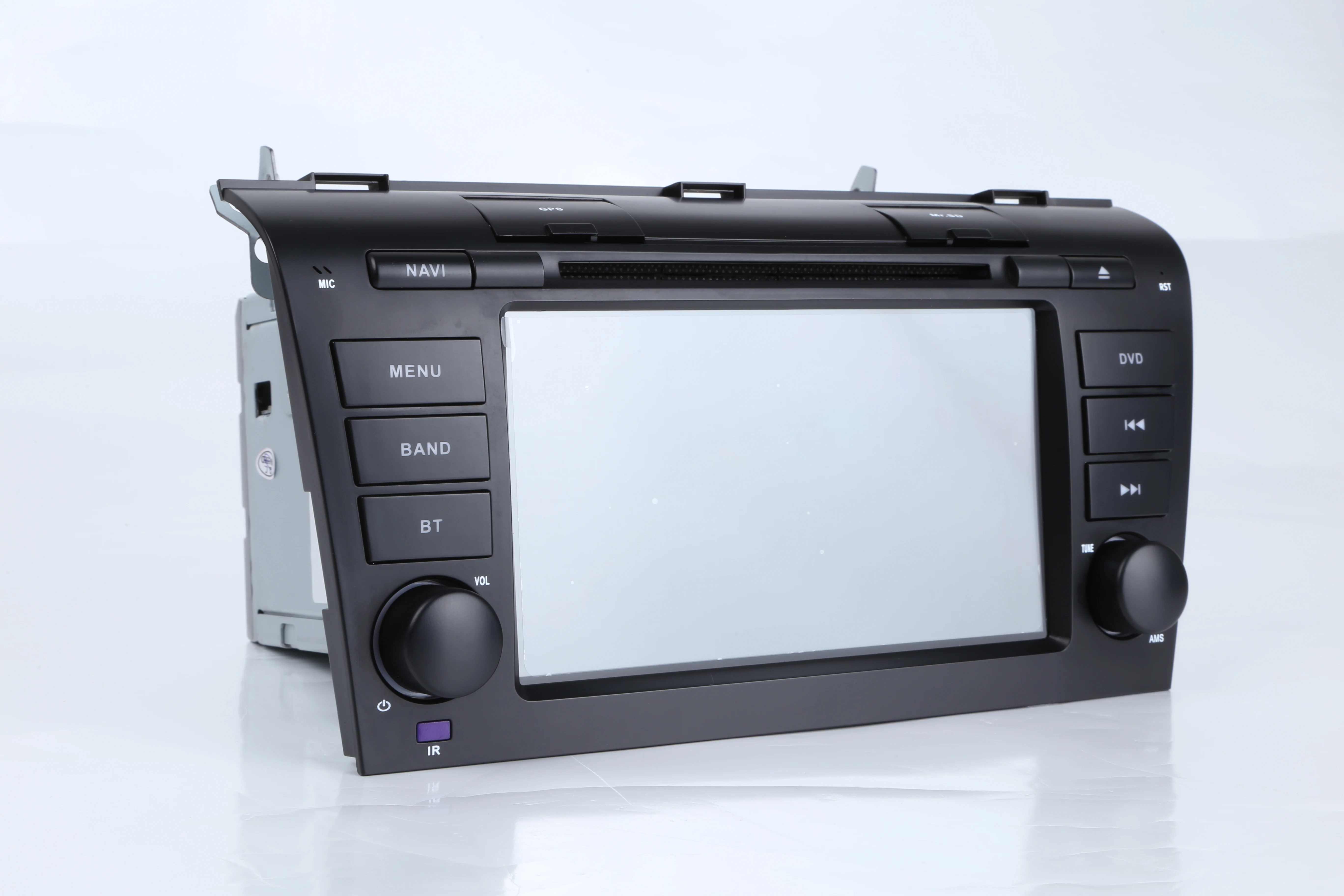 Top Free Camera 7" Double 2 Din Car Stereo DVD Player Navigation for Mazda 3 Mazda3 2004-2009 with GPS,Bluetooth,USB,SWC SD DAB TPMS 5