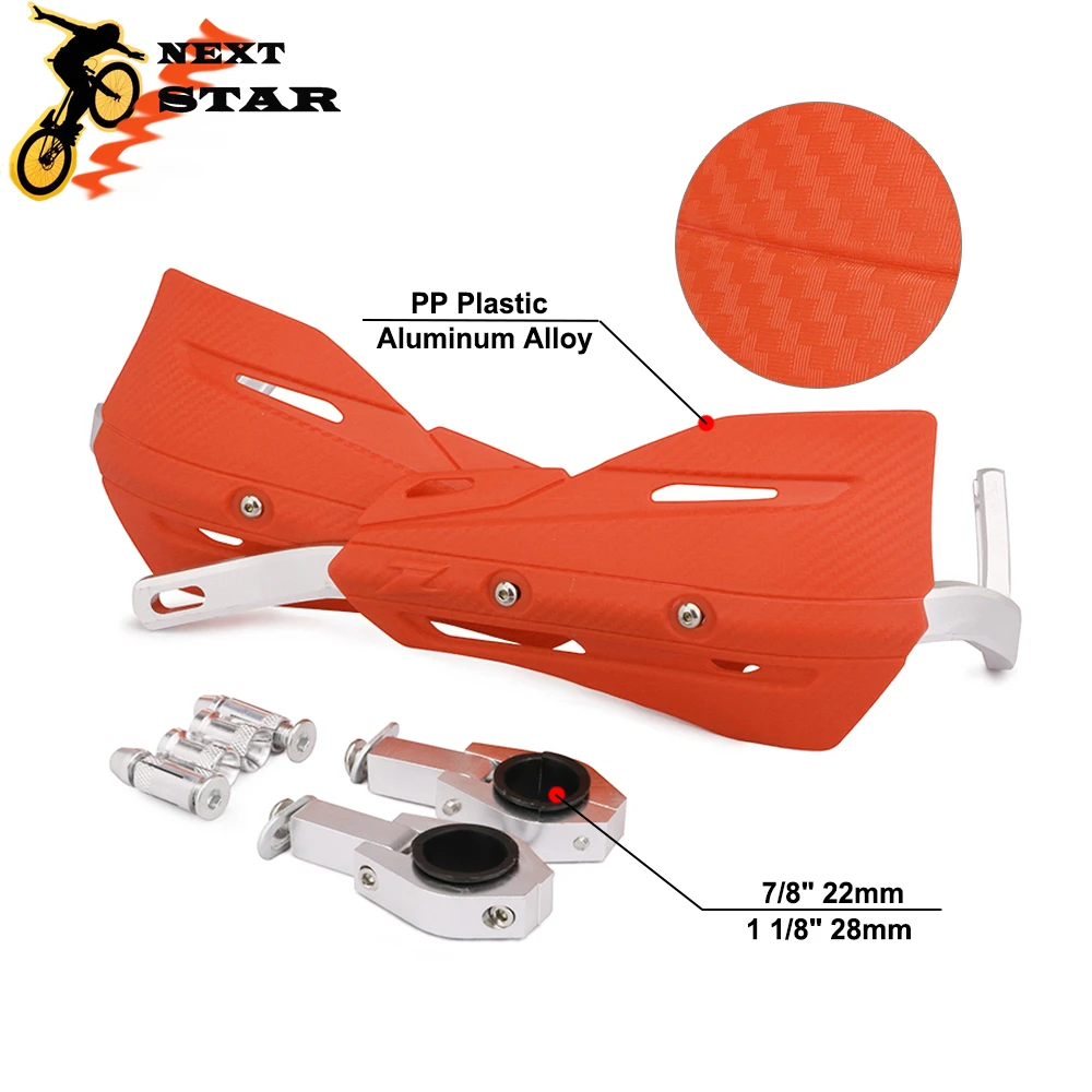 Protège protege main guidon protecteur noir pour 22mm guidon pour ENDURO