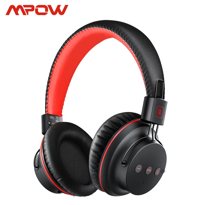 Mpow H1 обновленная Bluetooth беспроводные наушники 20 часов проигрывания Быстрая