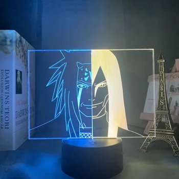

Acrylic 3d Lamp Naruto Jiraiya Nightlight for Kids Bedroom Decor Cool Gift Table Lamp Anime Led Night Light Naruto Orochimaru