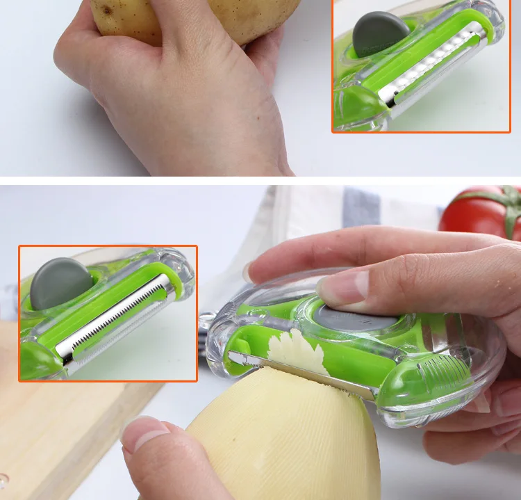  Vegetable Peelers Stainless Steel Potato Peeler, 3 in