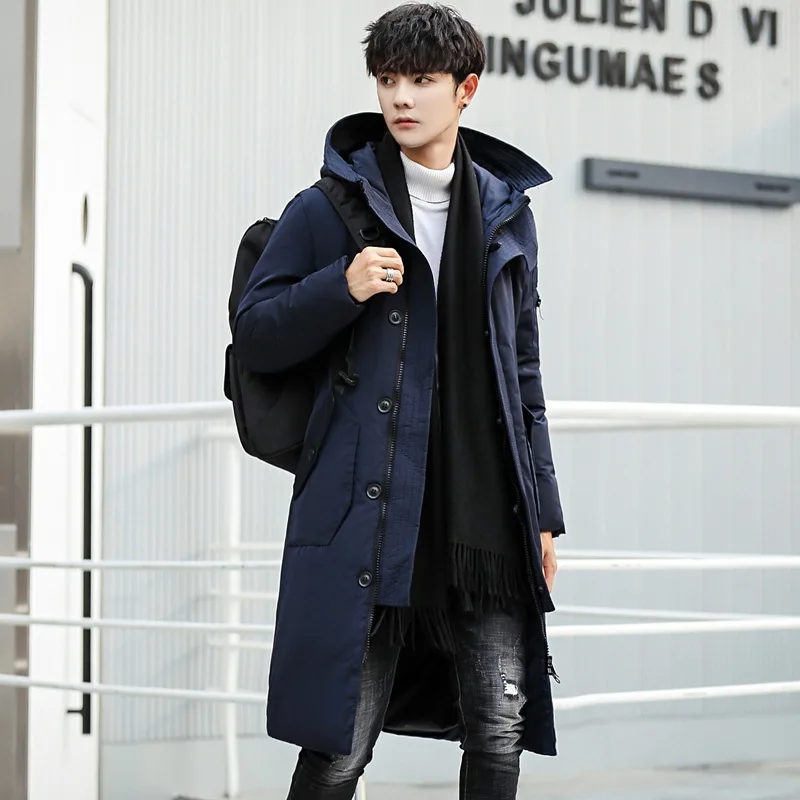 2022 Teens New Winter Men's Down Jacket Male Down Coat Thick Warm Man Jacket Brand Men's Puffer Jacket Warm Parkas Doudoune