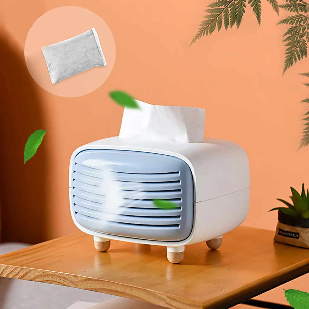 house daily tissue box Tissue Box Stylish Unique Bamboo Charcoal Tissue Holder Household Tissue Box#4