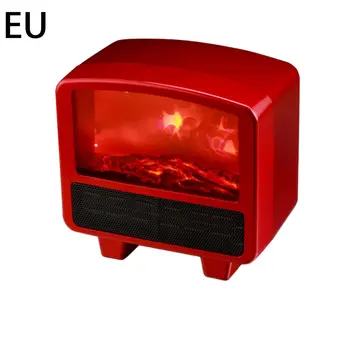 

3d Simulated Flame Heater Household Office Low Noise Convenient Multiple Models Mini Heater Safe Indoor Heater