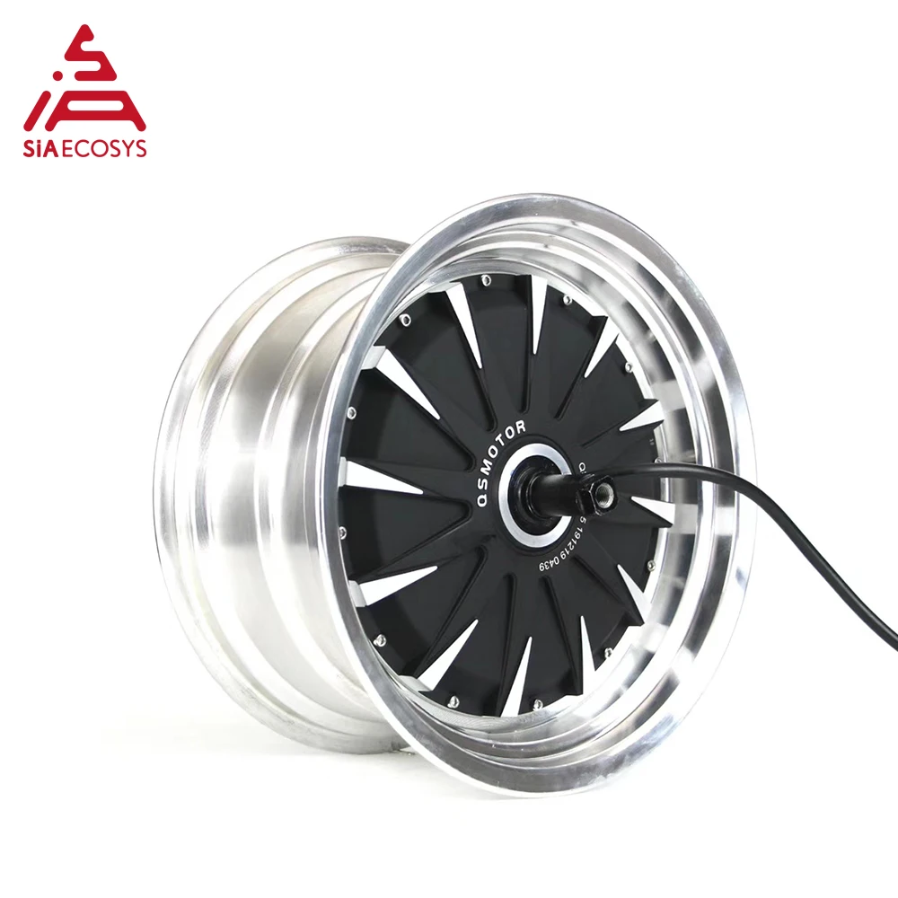 US $130.00 SiAECOSYSQSMOTOR 12x75inch 1500W V112 48V 55kph BLDC In Wheel Hub Motor For EScooter