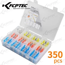 

350/50PCS Heat Shrink Solder Wire Connector Tube Home Electrical Automotive Marine Waterproof Terminal Wire Cable Splice Kit