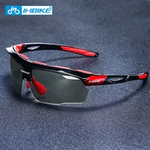 INBIKE фотохромные спортивные очки, ветрозащитные очки для велоспорта, MTB, дорожный велосипед, поляризованные солнцезащитные очки, очки для рыбалки, бега, велосипеда