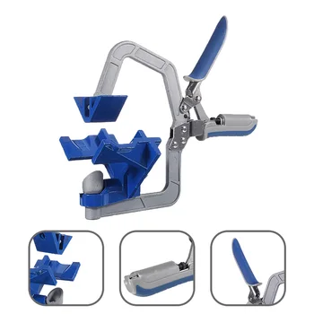 

90 Degree Right Angle Woodworking Clamp Picture Frame Corner Clip Carpentry Quickly Assemble Fixed Hand Tools