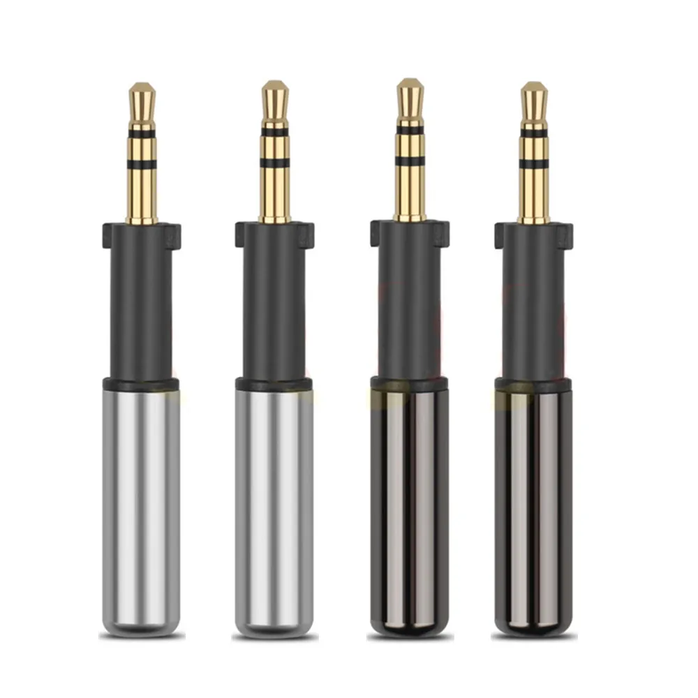 For K450 Q460 K480 Headset DIY Headphone Jack 2 5mm 3 Poles Stereo Audio Connectors Gold Plated 2 5 Extension Plug Adapter