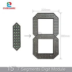 Módulo de número digital com led de 15 segmentos, à prova d'água, para estação de gasolina ao ar livre, tela digital de ultra brilho