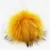 Furling 12pcs 13 cm Fashion Large Faux Raccoon Fur Pom Pom Ball with Press Button for Knitting Hat DIY 16 Colors Accessory 24