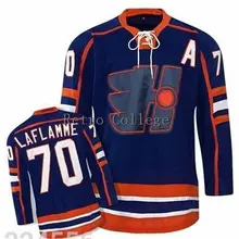 Halifax Highlanders Goon#70 Xavier Laflamme фильм возврат хоккейная Джерси Вышивка сшитая настроить любой номер и имя