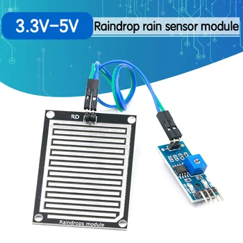 

Snow / Raindrops Detection Sensor Module Rain Weather Module Humidity For Arduino