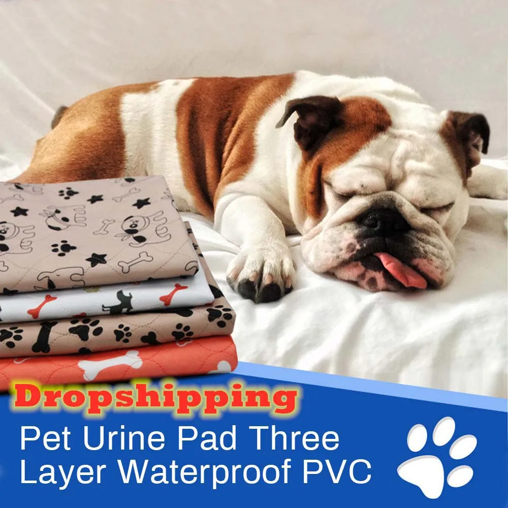 High Quality Waterproof Reusable Dog Bed Mats Dog Urine Pad Puppy Pee