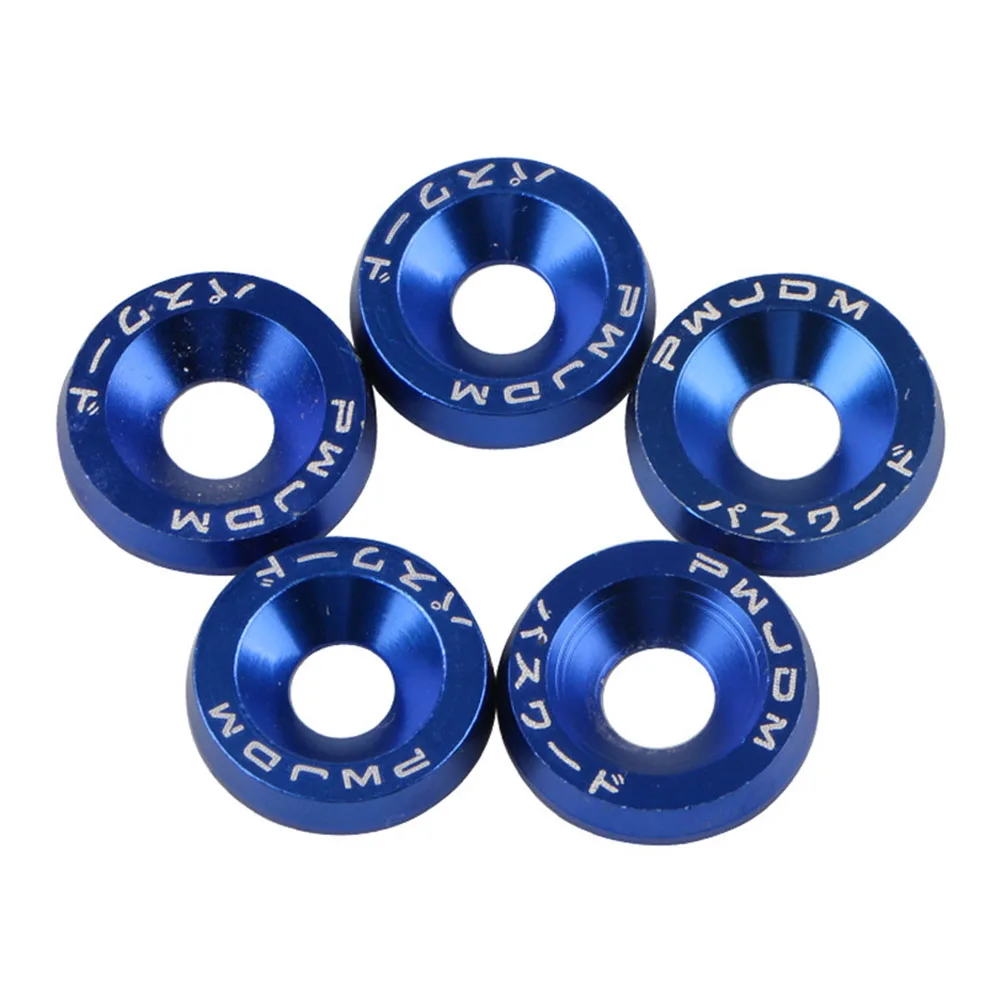 10pcs Universal Practical Gasket Screw Solid Stainless Steel Hex Concave Tool Car Engine Replacement Washer Kit Fastener M6