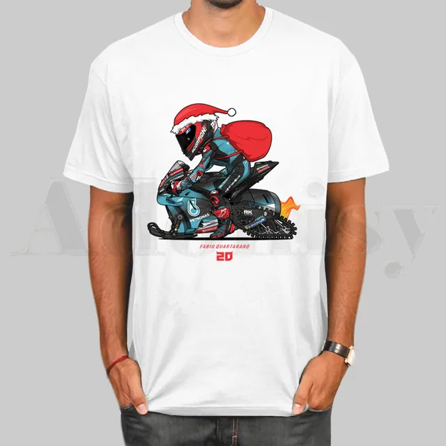 FABIO QUARTARARO LOGO French Movistar T Shirts Fashion Men and Women T-shirt Short Sleeve Unisex Tshirt Streetwear H