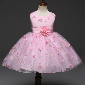 

Summer Tutu Dress For Girls Dresses Kids Clothes Wedding Events Flower Girl Dress Birthday Party Costumes Children Clothing 8T