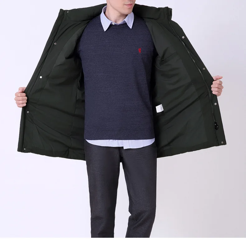 Зимняя мужская хлопковая стеганая куртка со съемным капюшоном, теплое пальто, повседневные парки, зимняя куртка, Мужская одежда