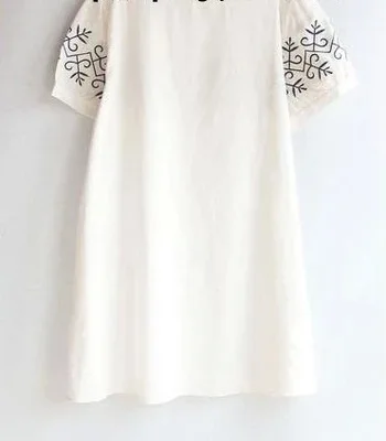 

2020 Spring And Summer New Style Mori Girl Large Size Dress Loose-Fit Short Skirt Hipster Casual Short Sleeve T-shirt Dress Cool