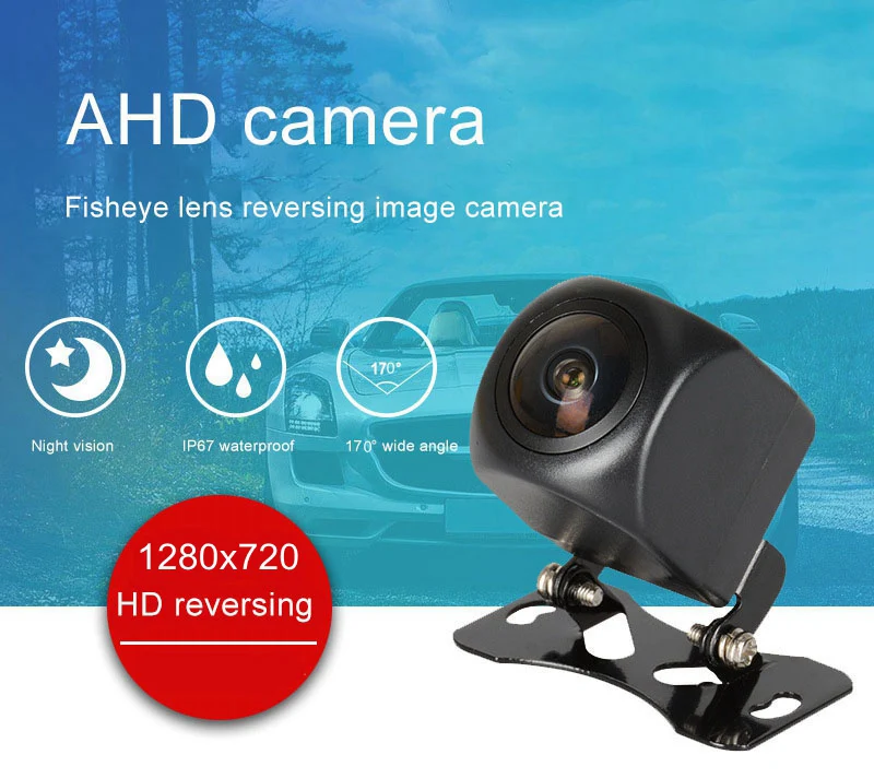 DIYKIT 5 1024x600 Foldabel IPS AHD Car Monitor 1280x720P HD 170 Degree Starlight Night Vision Backup Camera Vehicle Reverse