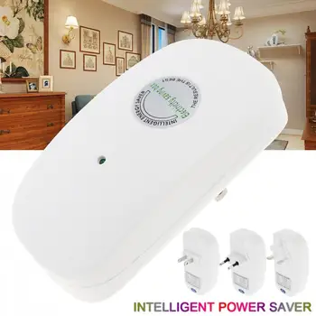 

White 90-265V 30000W Household Intelligent Electricity Saving Device with LED Indicator Light Electricity Bill Killer for House