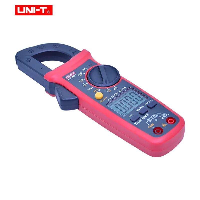 UNI T UNI-T цифровой клещи UT201+ UT202+ UT202A+ AC DC ток Amperimetro тестер зажим мультиметр Сопротивление Частота