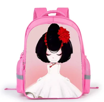 

Large capacity pink cartoon girl pattern school bag children's lightweight breathable backpack fashion wear-resistant girl bag