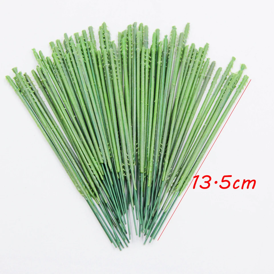 Flower Stem 13.5cm 10 шт./компл. Мини искусственные шелковые цветы розы головы поддельные Скрапбукинг цветочная гирлянда Аксессуары для Свадебные украшения - Цвет: Flower Stem 13.5cm