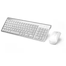 FITONES2.4 ГГц беспроводная клавиатура и мышь сочетание ультра тонкий портативный ПК MAC Android планшет с шепот-тихой клавишей