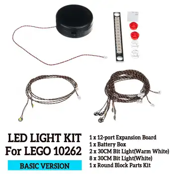 

DIY LED Light String Kit For Lego 10262 For Aston for Martin DB5 For James Bond Bricks Lighting toy(NOT Include The Model)
