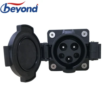 

16A 32A 40A EV Charger Type 1 SAE J1772 Socket Inlet for Car Charger Socket Electric Vehicle Side
