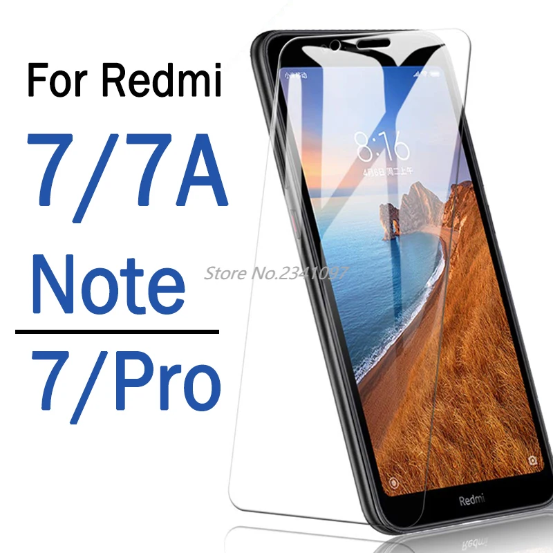 Примечание 7 Pro Защитное стекло для Xiaomi Redmi 7a 7Pro Note7 Ksiomi Примечания A7 Redmi7 Note7pro